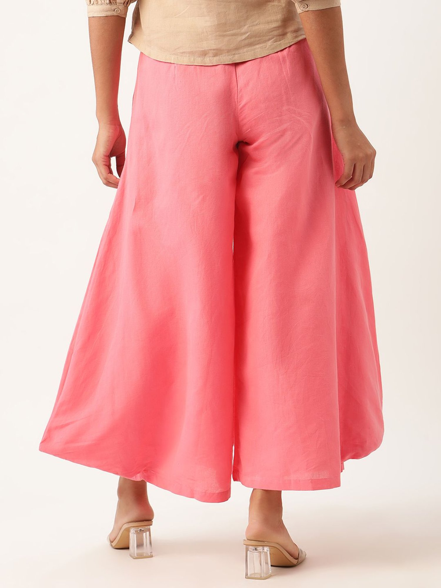 Rooted Rose Mid Rise Trousers
