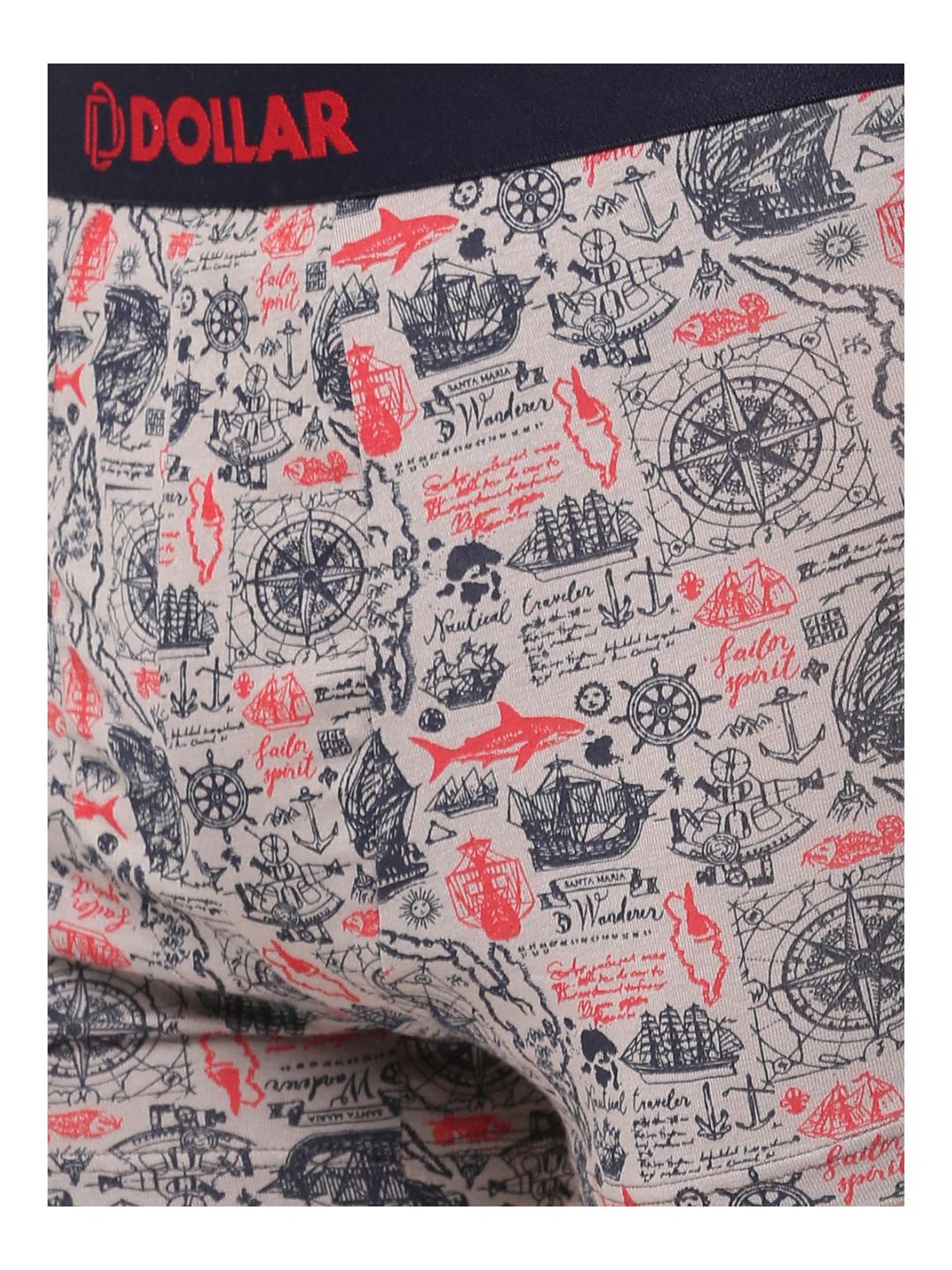 Dollar Bigboss Assorted Printed Trunks - Pack of 5