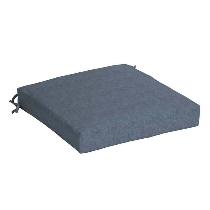 Arden Selections Alair Texture Outdoor Seat Cushion Denim