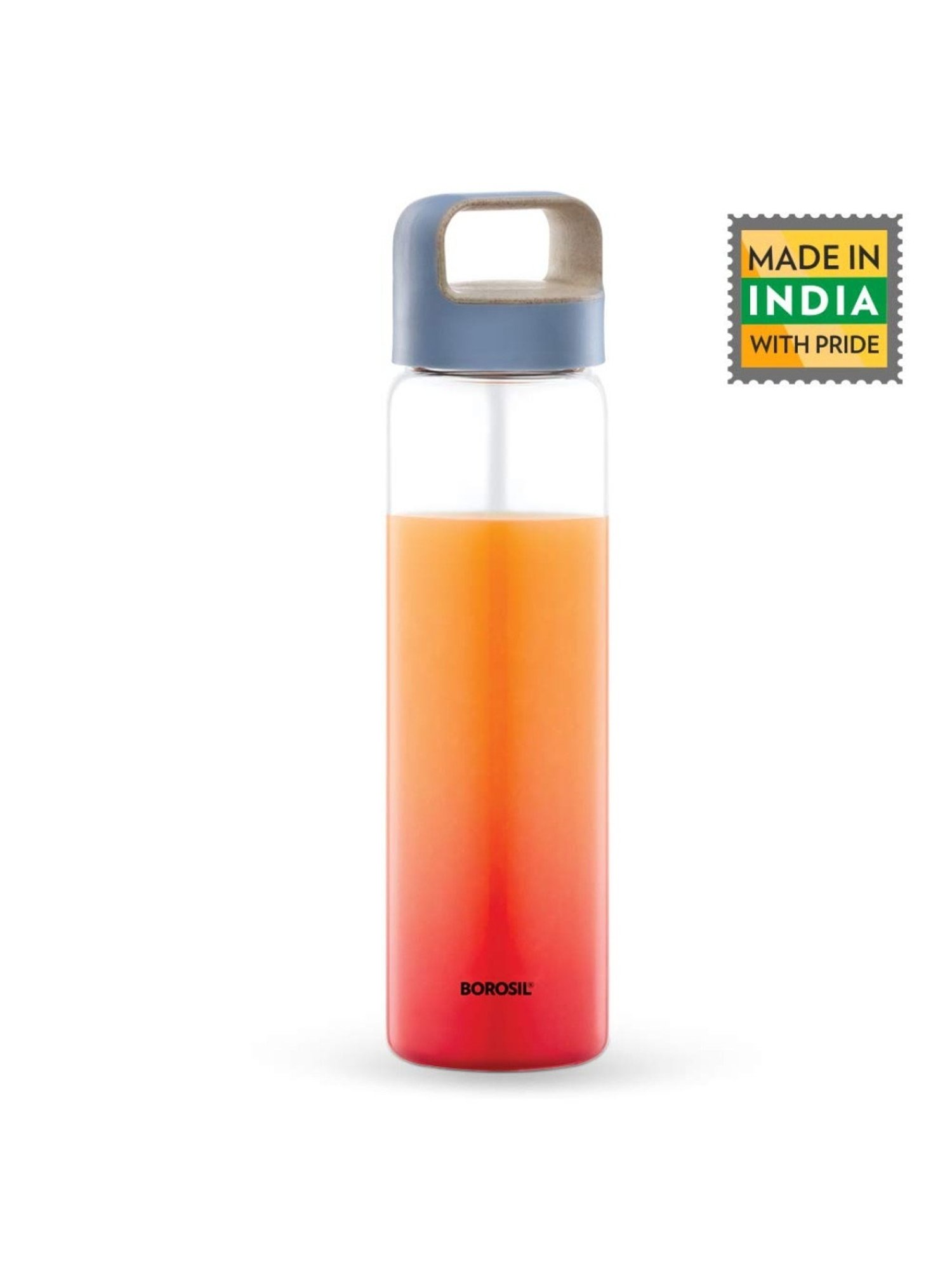 Borosil Water Bottle For Hot & Cold Water (Blue, 750 ml)