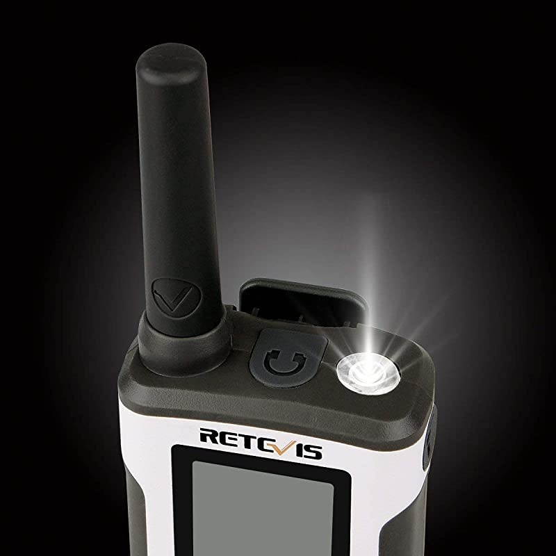 RT45 Walkie Talkie Adult RechargeableLong Range Two Way RadioFlashlight AA 22CH VOXfor Family Outdoor Hiking Camping2 Pack