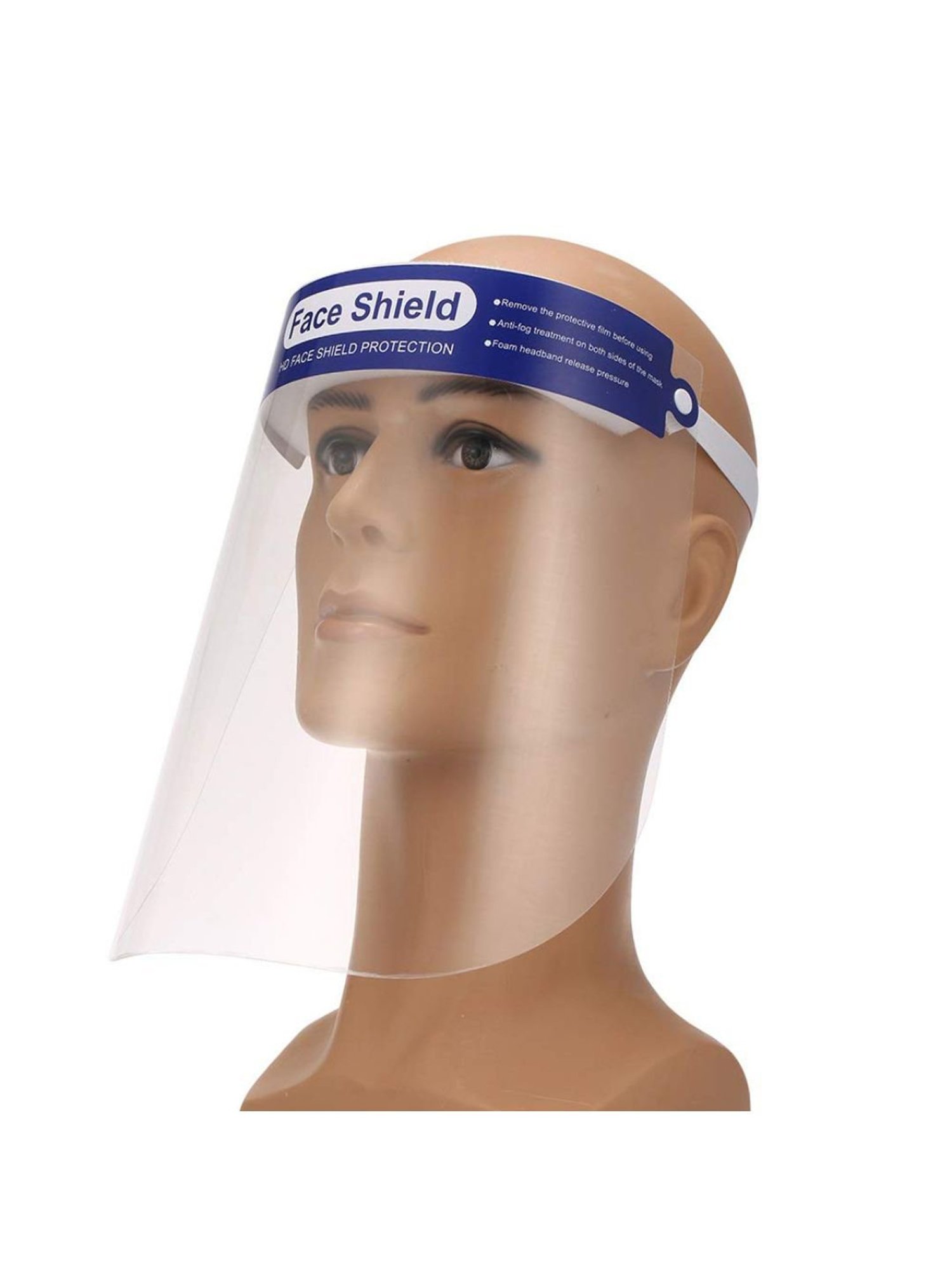 MCP Full Frontal Protection Face Shield - Pack of 5 (Transparent)