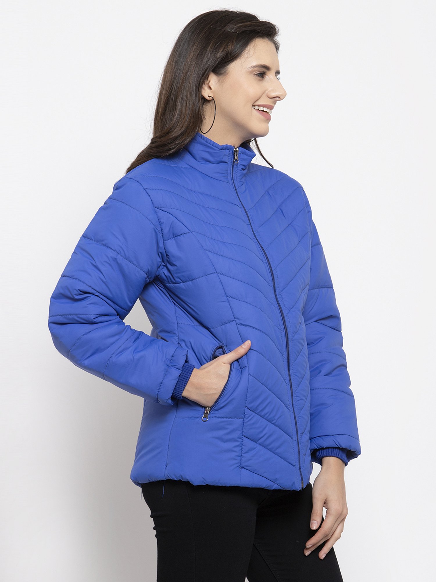 VOXATI Blue Regular Fit Jacket