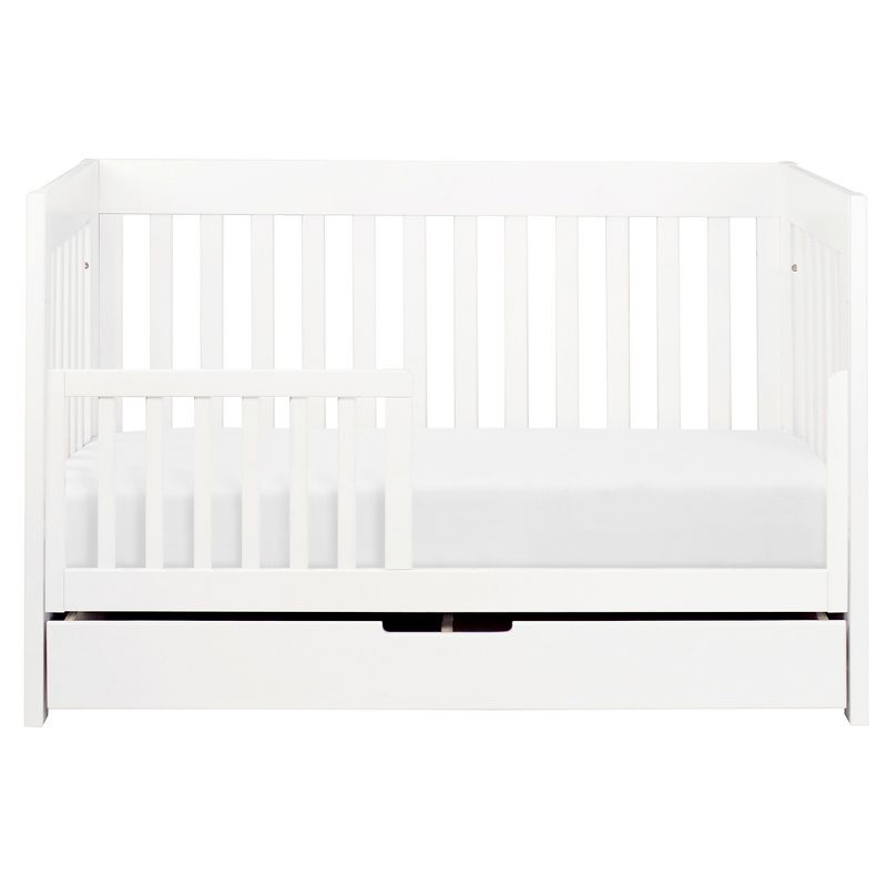 Babyletto Mercer 3-in-1 Convertible Crib with Toddler Rail - White