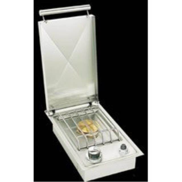 fire magic single countertop island side burner in stainless steel gas type: natural gas