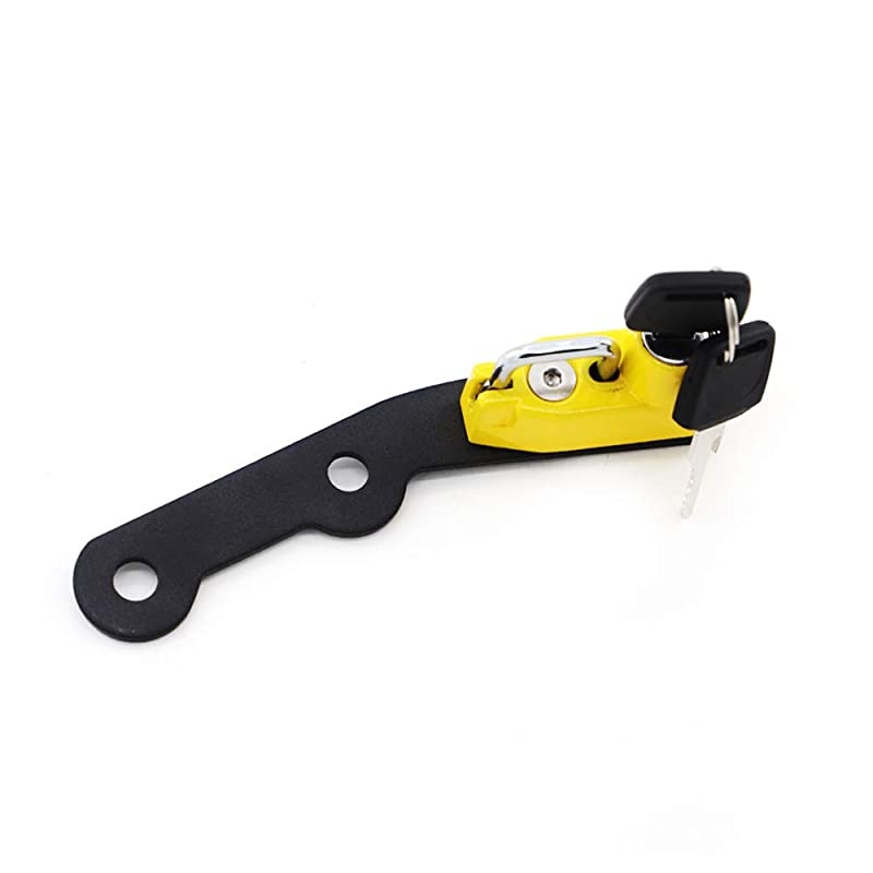 Helmet Lock for Yamaha XSR900 2015-2016 MT-09 2013-2017 FZ-09 2013-2017 FJ-09 2013-2017 - Yellow