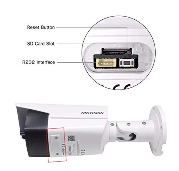 Hikvision DS-2CD2T63G0-I5 PoE IP Camera 6MP 2.8mm Fixed Lens Super HD Outdoor Security Surveillance Bullet IP Camera with 164ft Night Vision, Remote Viewing, Motion Detection, IP67 Waterproof