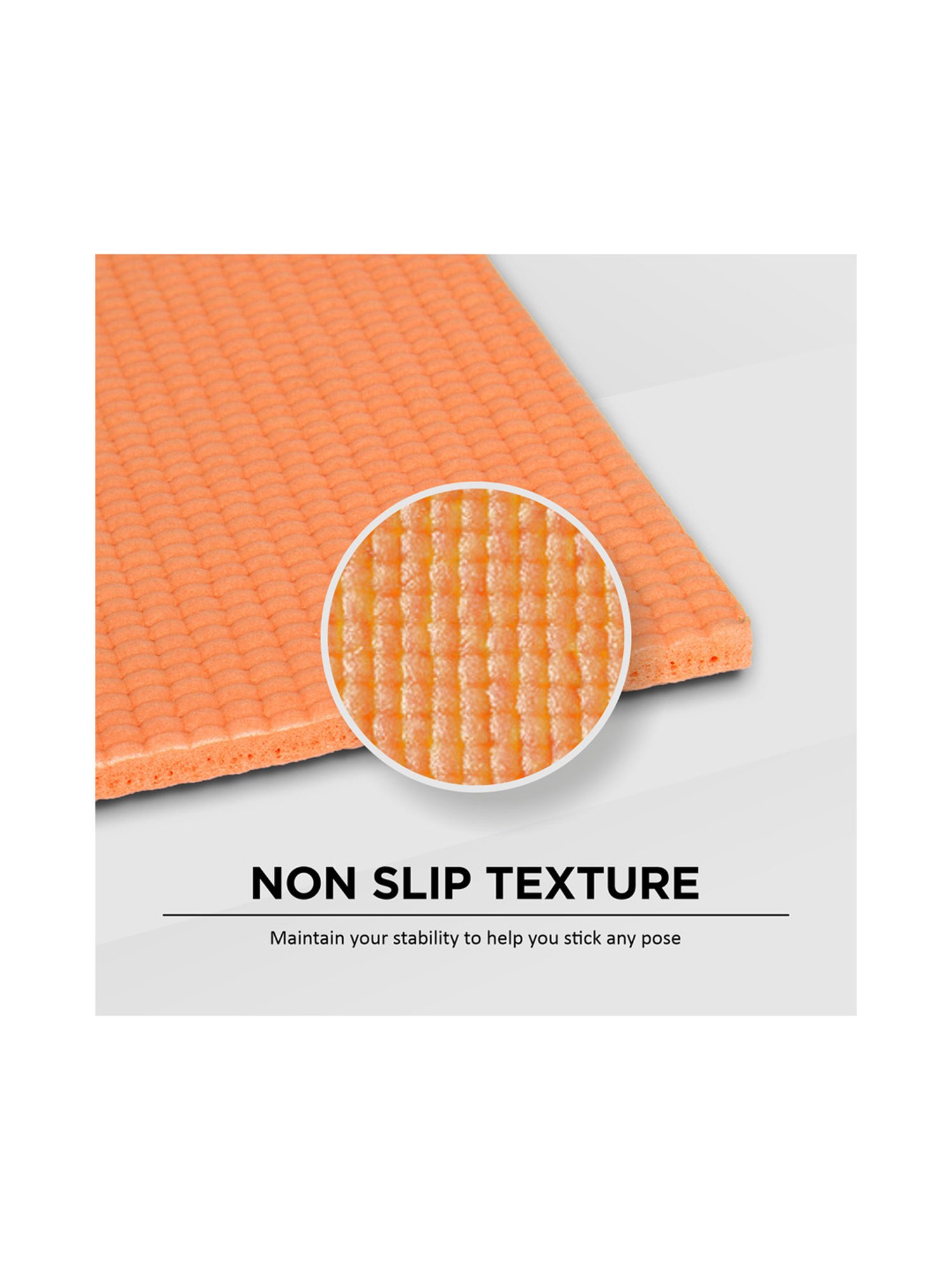 Vector X Non-Toxic Phthalate Free Yoga Matt (Pumpkin Orange) Size - 4MM