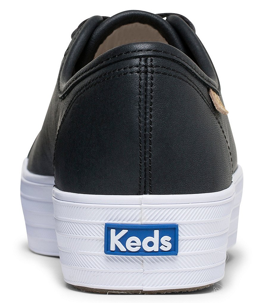 Keds Triple Kick Luxe Platform Leather Sneakers