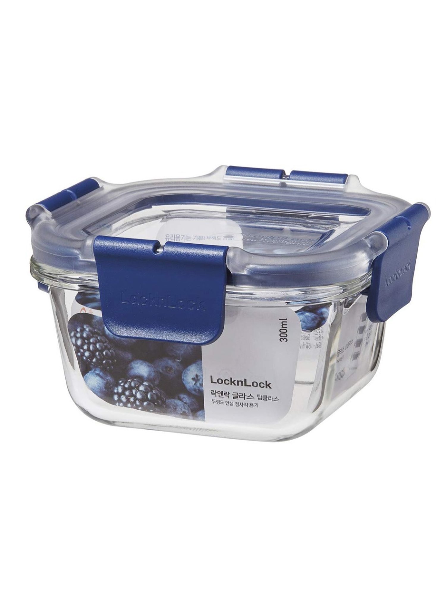Lock & Lock White Glass Airtight Containers With Lid