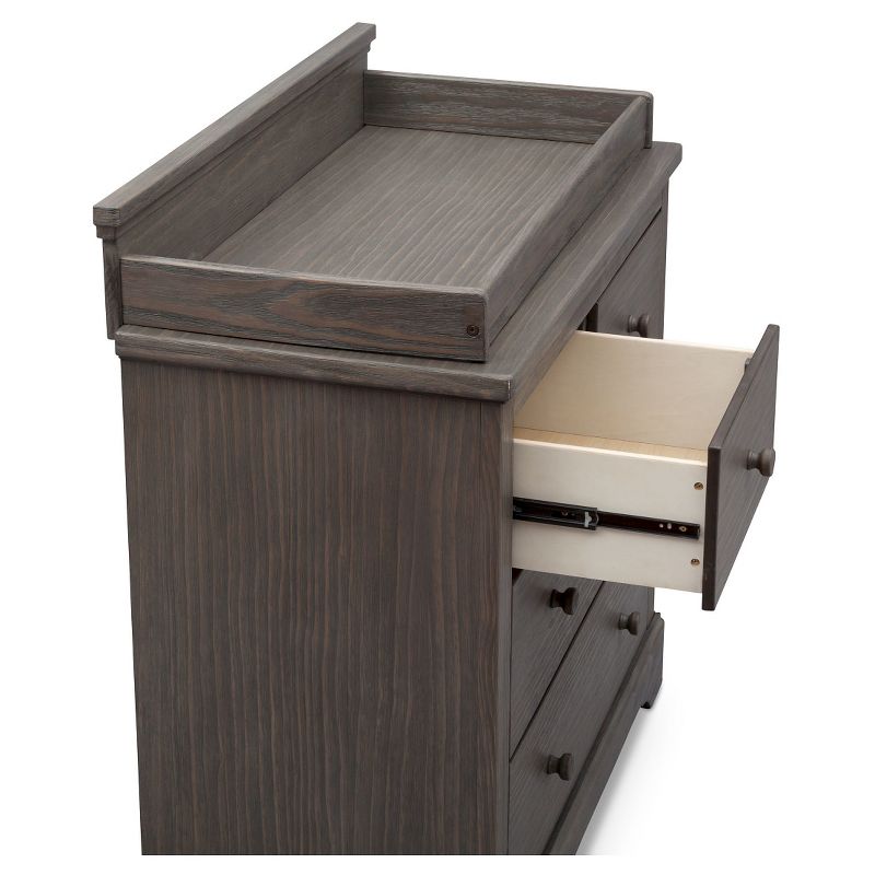 Simmons Kids' SlumberTime Paloma 4 Drawer Dresser with Changing Top - Rustic Gray