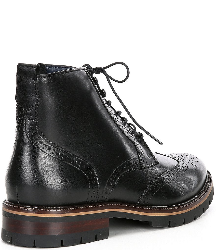 Johnston & Murphy Men's Cody Wingtip Zip Boots