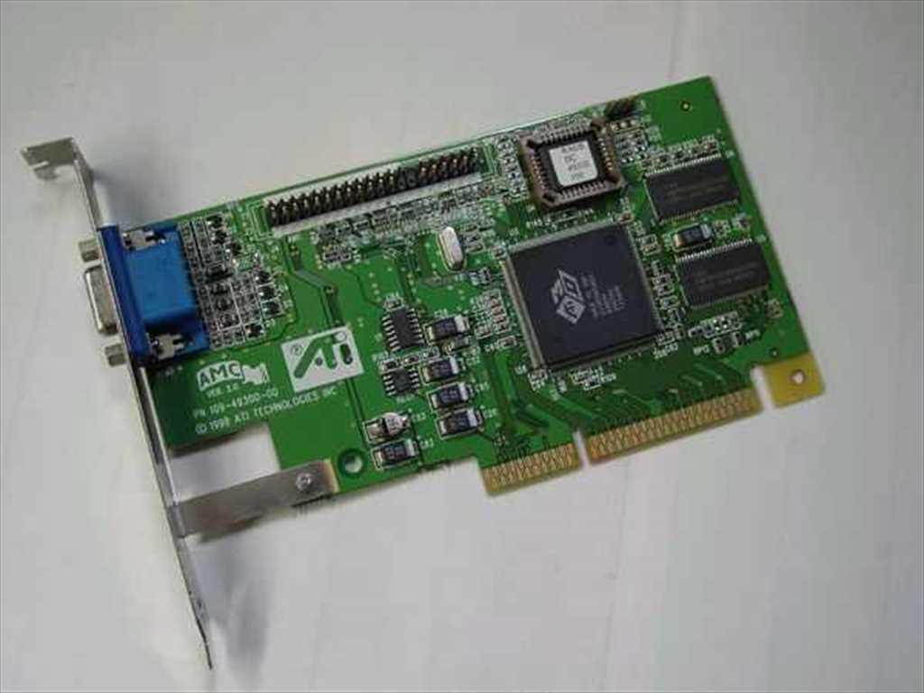 ATI 109-49300-00 AGP VIDEO CARD, P/N 1024930600, D7140-60002