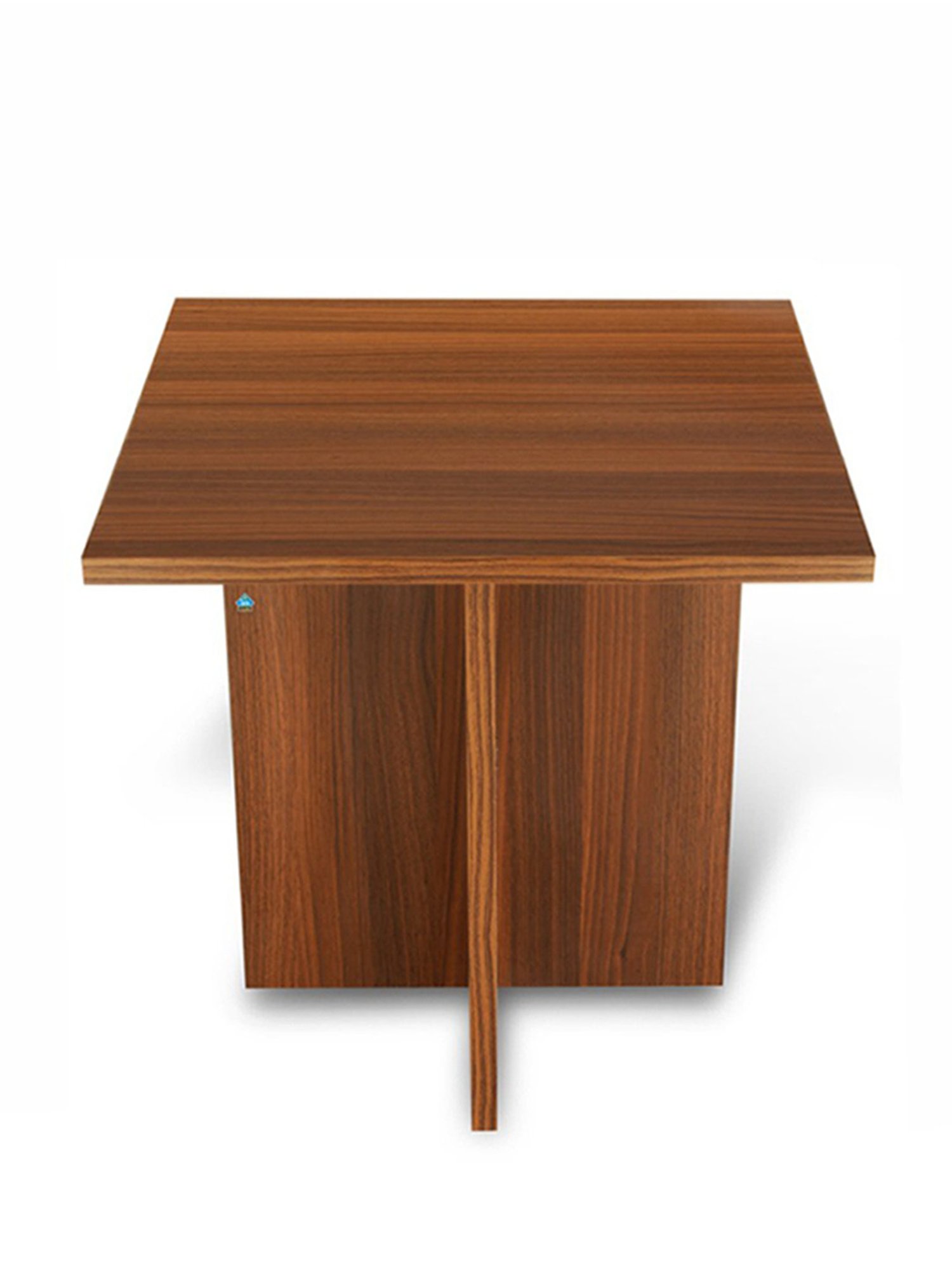 Delite Kom Pine Acacia Dark Engineered Wood Side Table