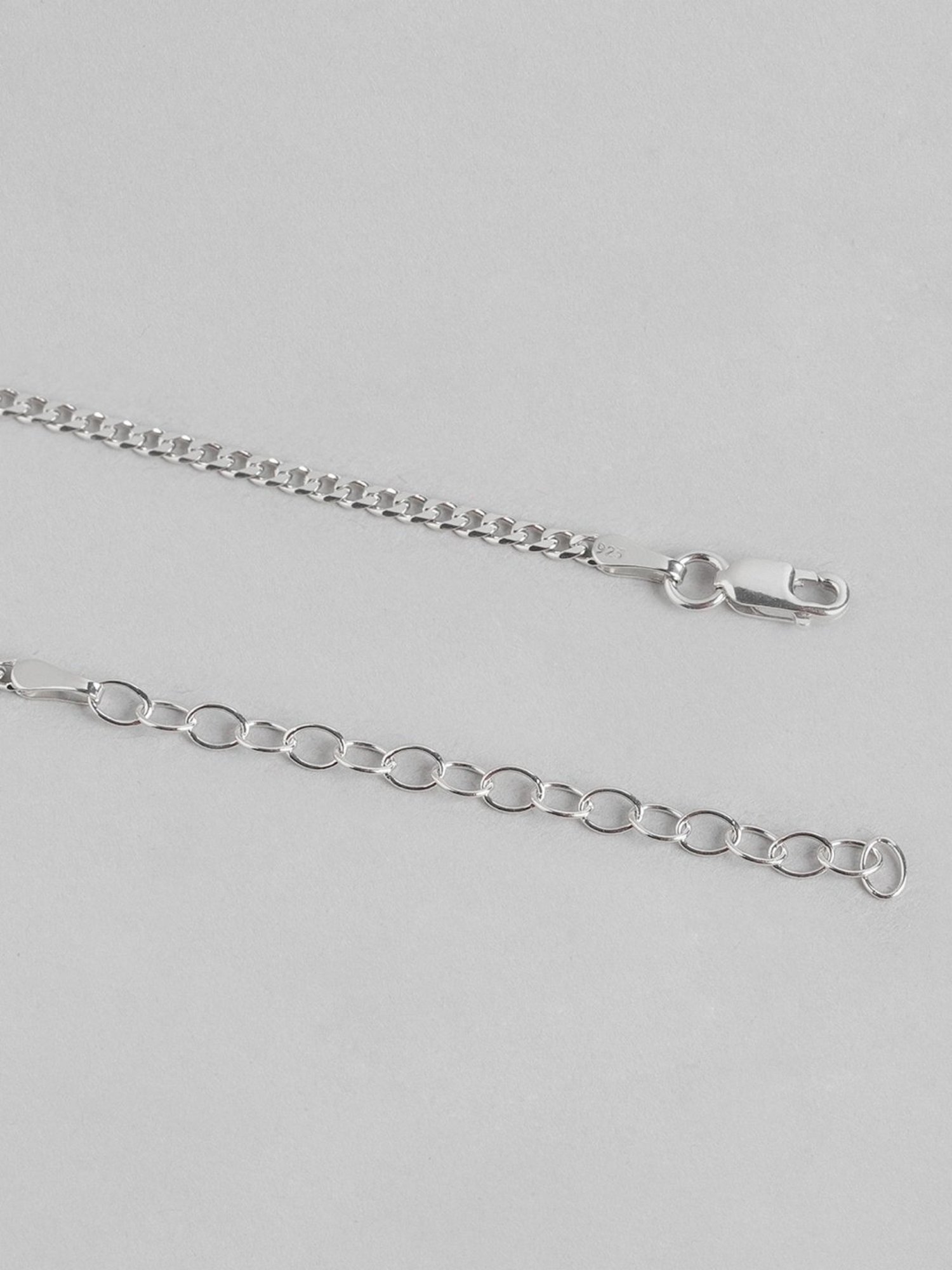 Zavya Sleek and Modern Golden Plated 92.5 Sterling Silver Box Chain