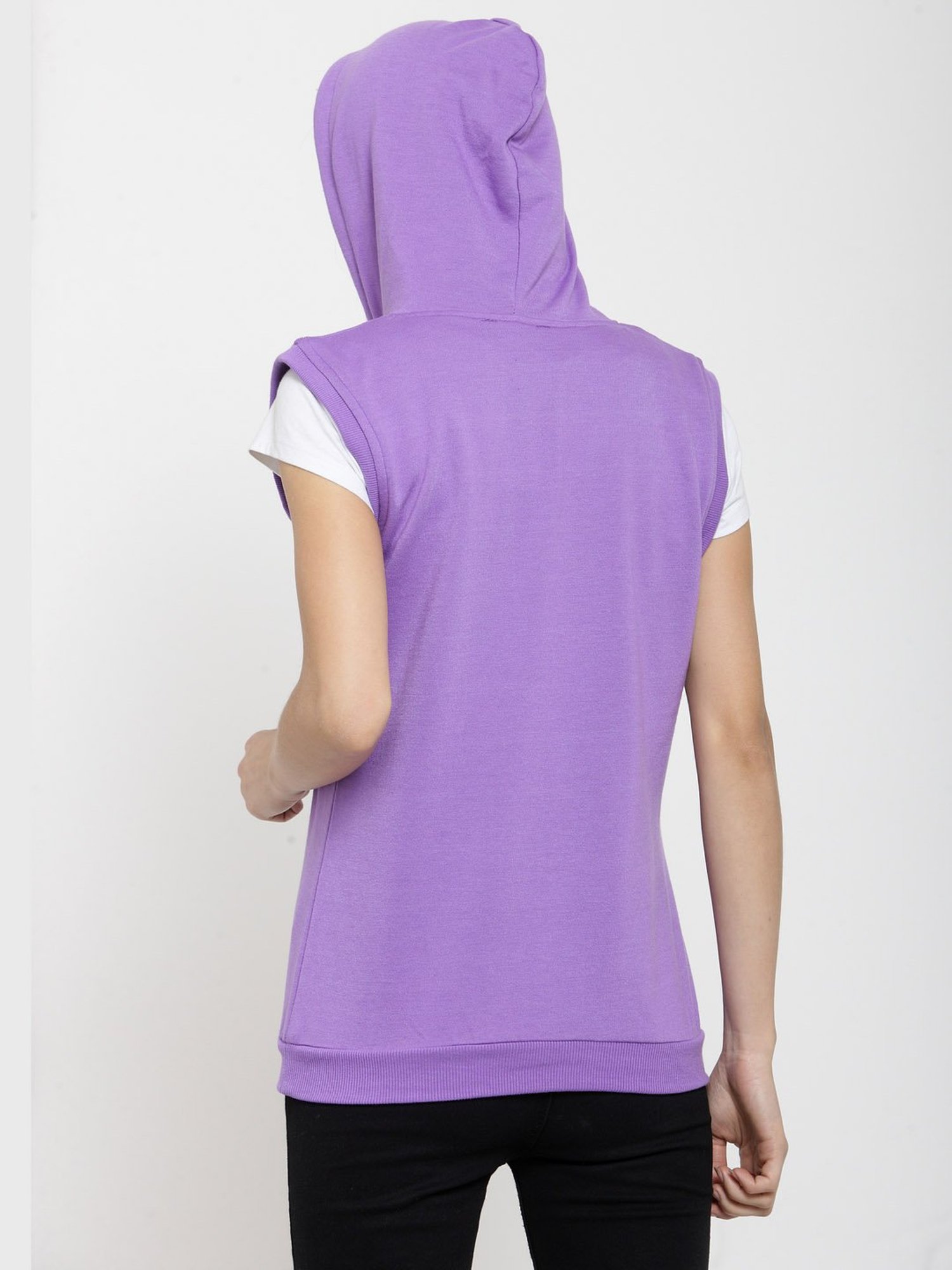 Belle Fille Light Purple Regular Fit Sweatshirt