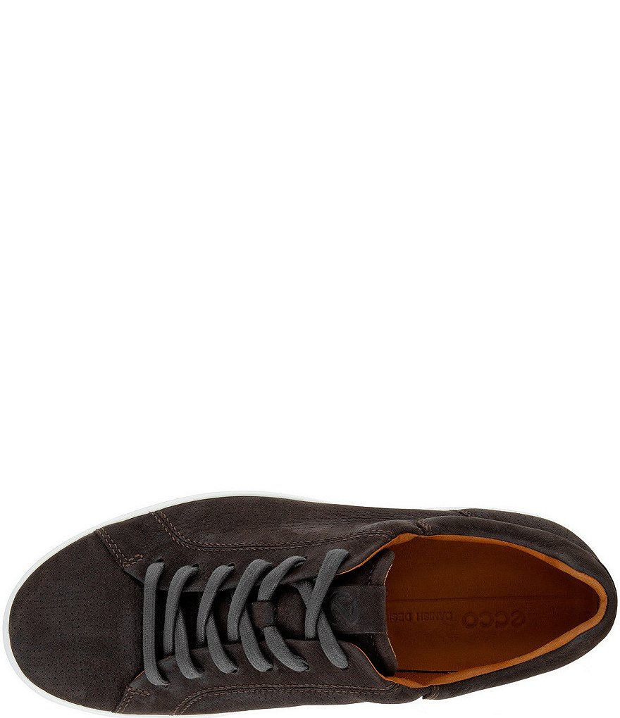 ECCO Men's Soft 7 Street Lace-Up Perforated Sneakers