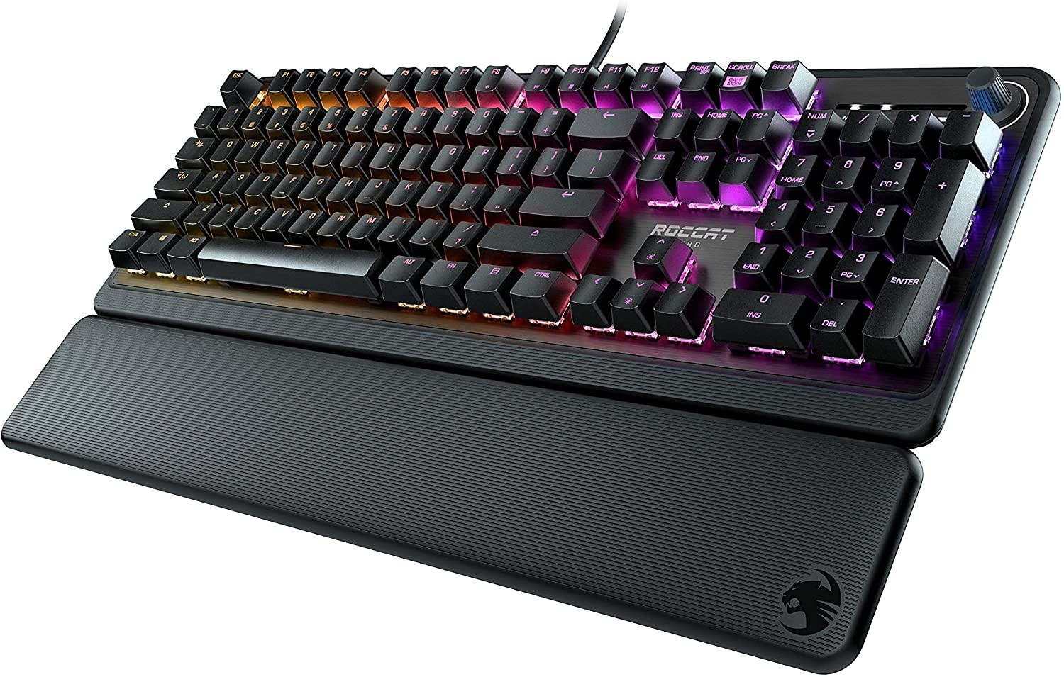 ROCCAT Pyro Mechanical Gaming Keyboard with RGB Lightning, Black (ROC-12-622)