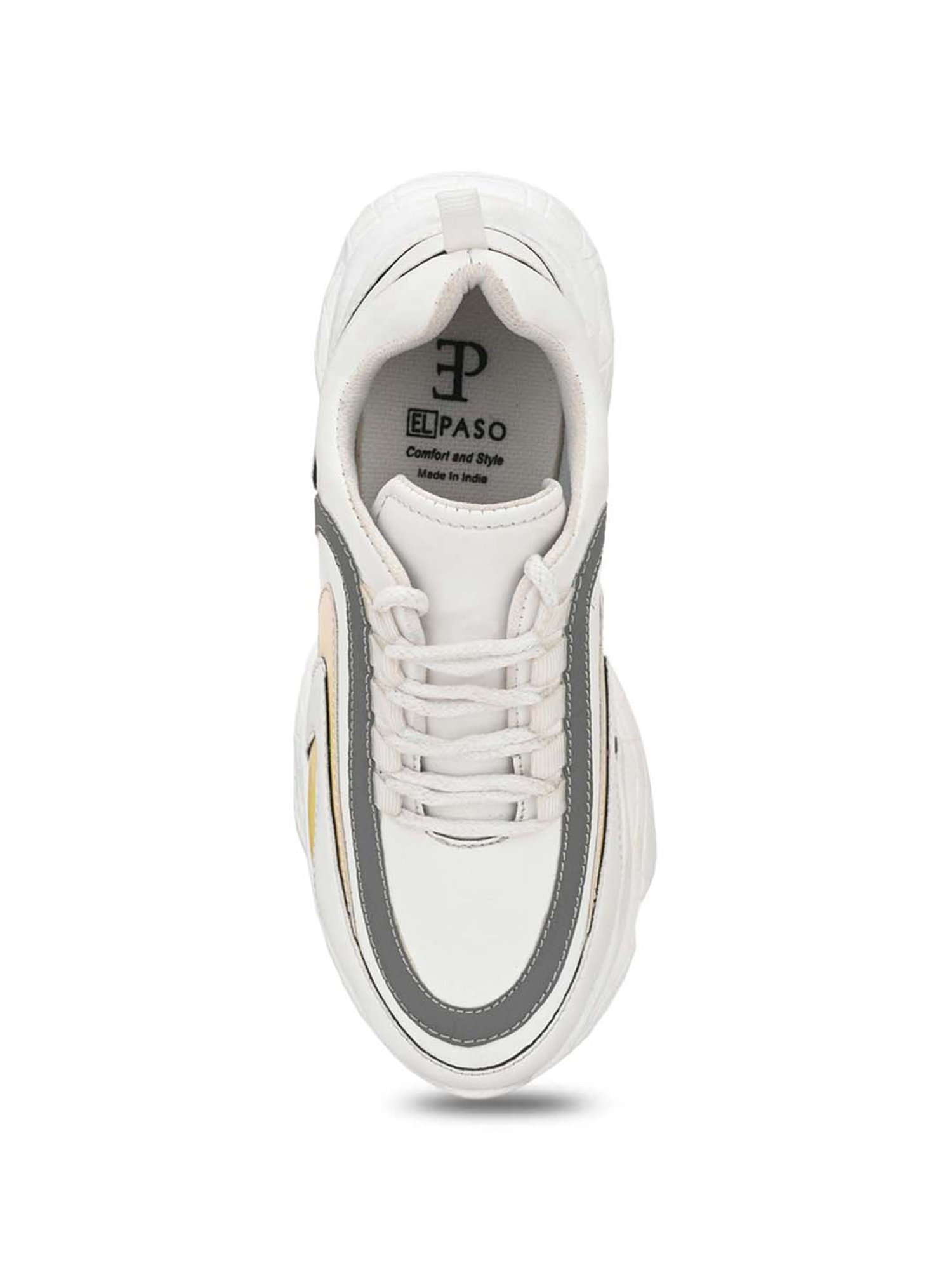 El Paso Women's White Sneakers