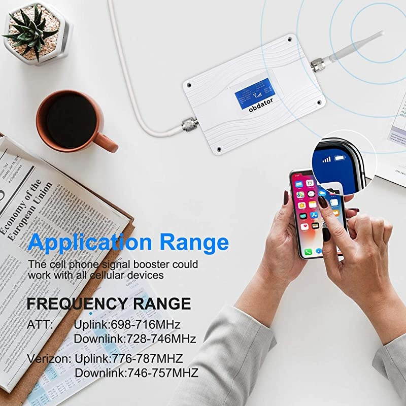 Phone Signal Booster Verizon AT&T Phone Booster 4G LTE Band 12/17/13 Verizon US ular Signal Amplifier Booster ATT Mobile Phone Signal Booster Repeater