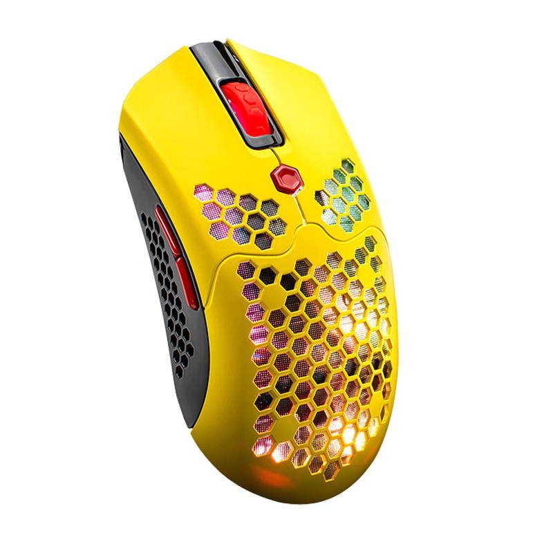 7 Buttons Wired Wireless Dual Mode Gaming Mouse 2.4GHz 5 Gears 12000 DPI Adjustable RGB Backlit Ergonomic Mice Lightweight Honeycomb Shell Gamer Mice Optical Mouse