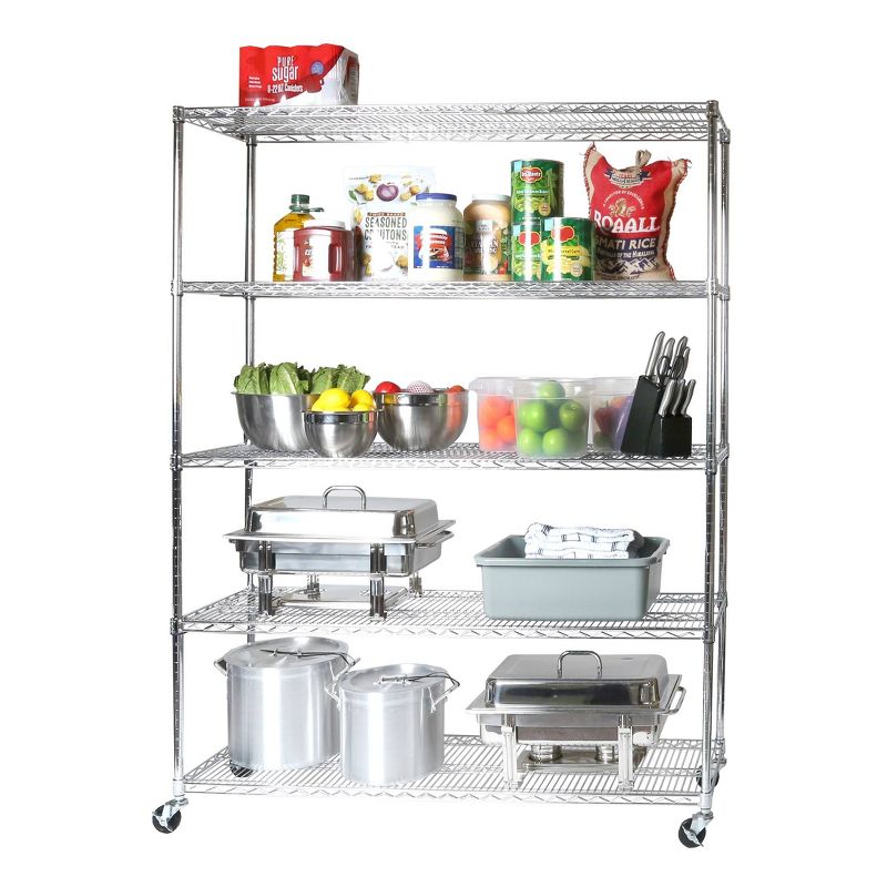 Rubbermaid Shed Shelf, Wire Basket & 50 Lbs Capacity 34" Tool Rack (2 of Each)