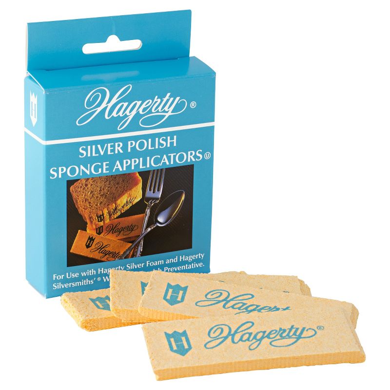 Hagerty Silver Polish Sponge Applicator (4pk)