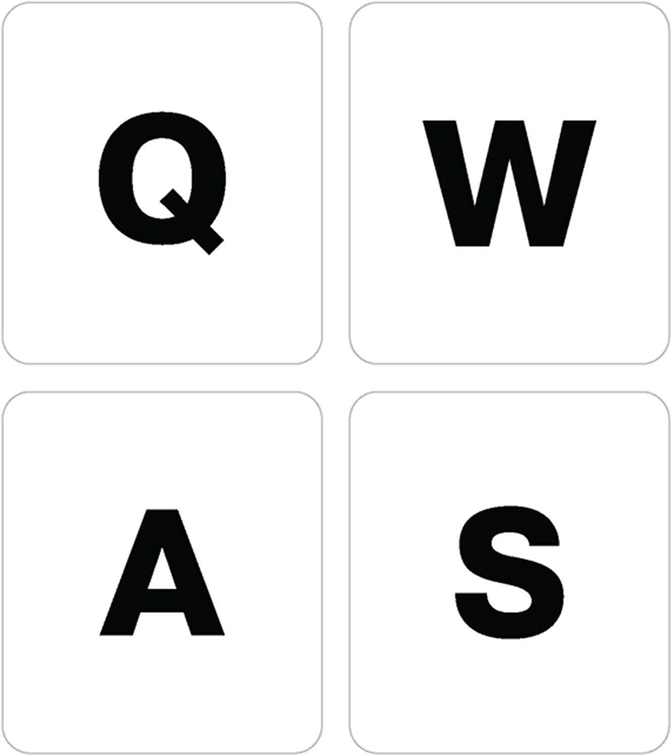 English US Non Transparent Keyboard Sticker White