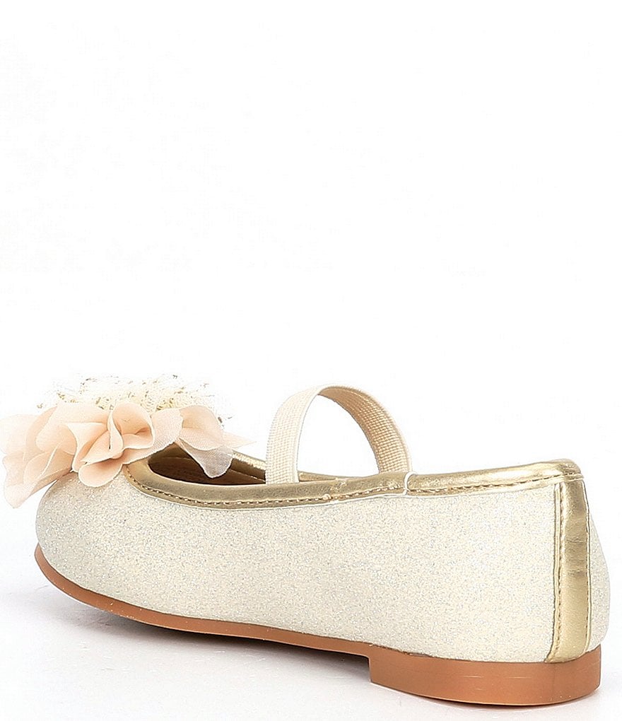 Copper Key Girls' Surely-T Glitter Ballet Flats (Toddler)