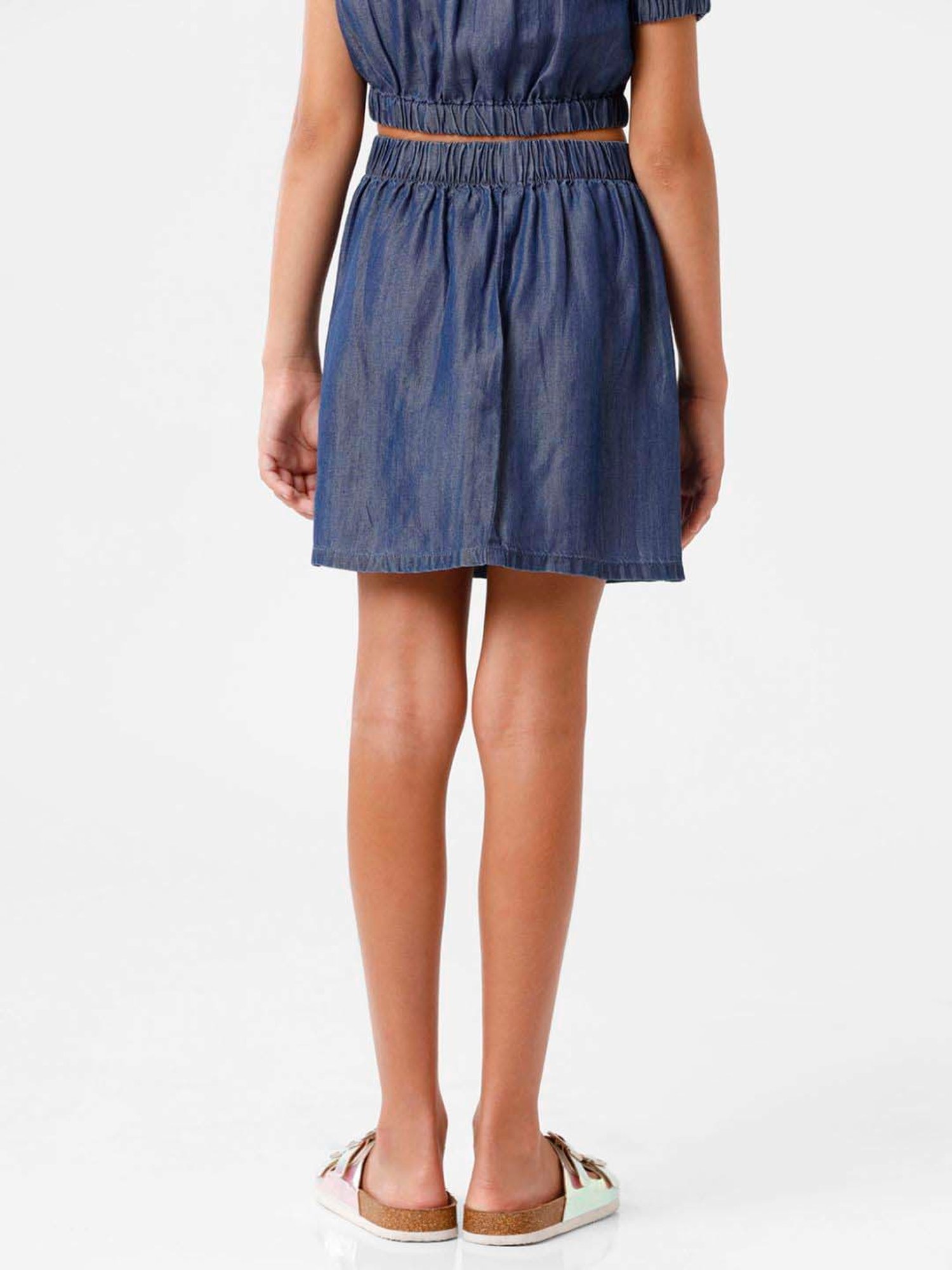 Kate & Oscar Kids Blue Regular Fit Skirt