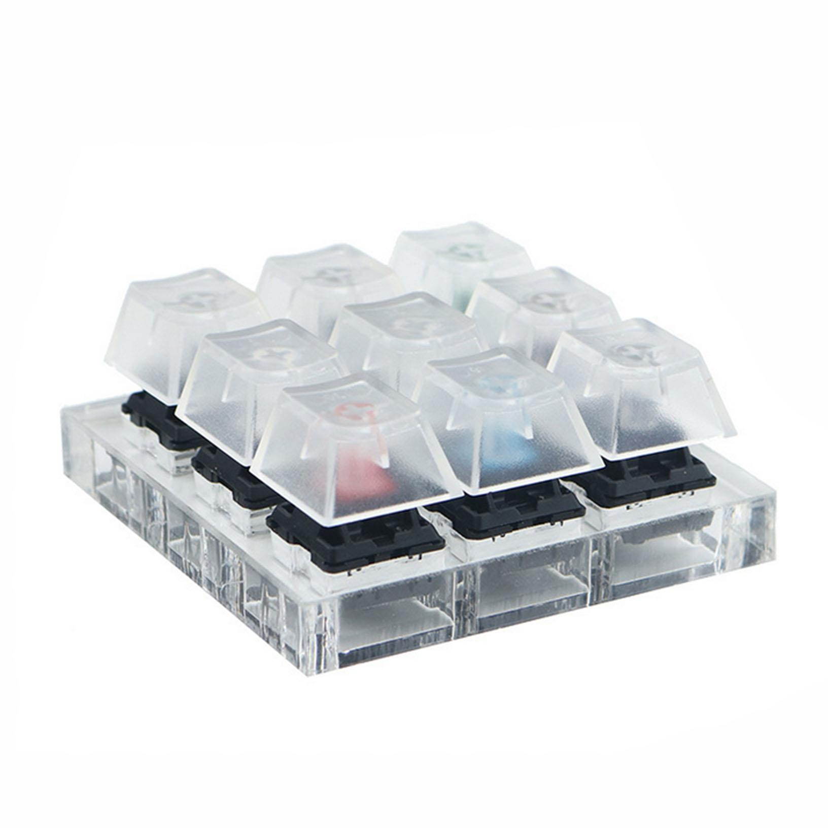 for Cherry MX 9 Keys Switch Tester Shaft + 9 Keycap puller keyboard Sampler Kit