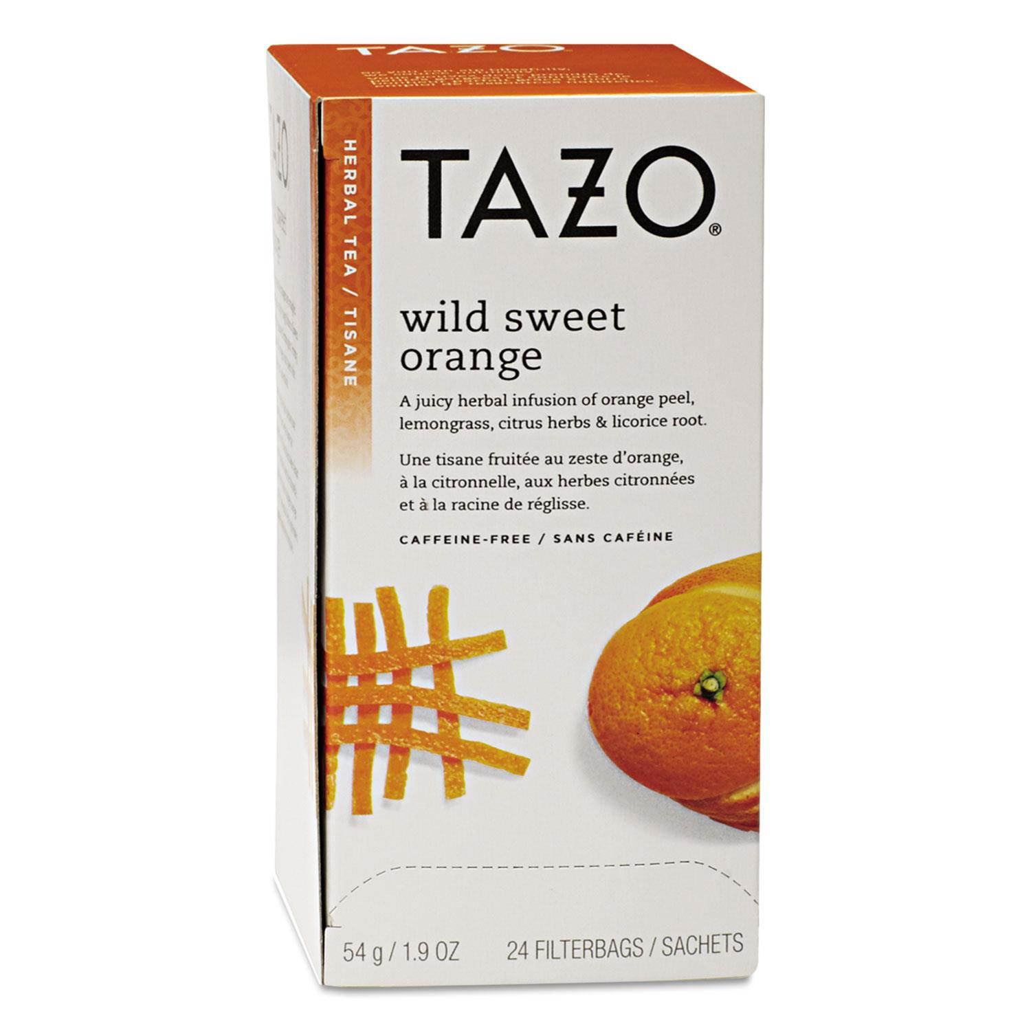 Tea Bags, Wild Sweet Orange, 24/Box 151598