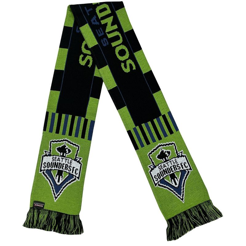 MLS Seattle Sounders Wordmark Bars Scarf