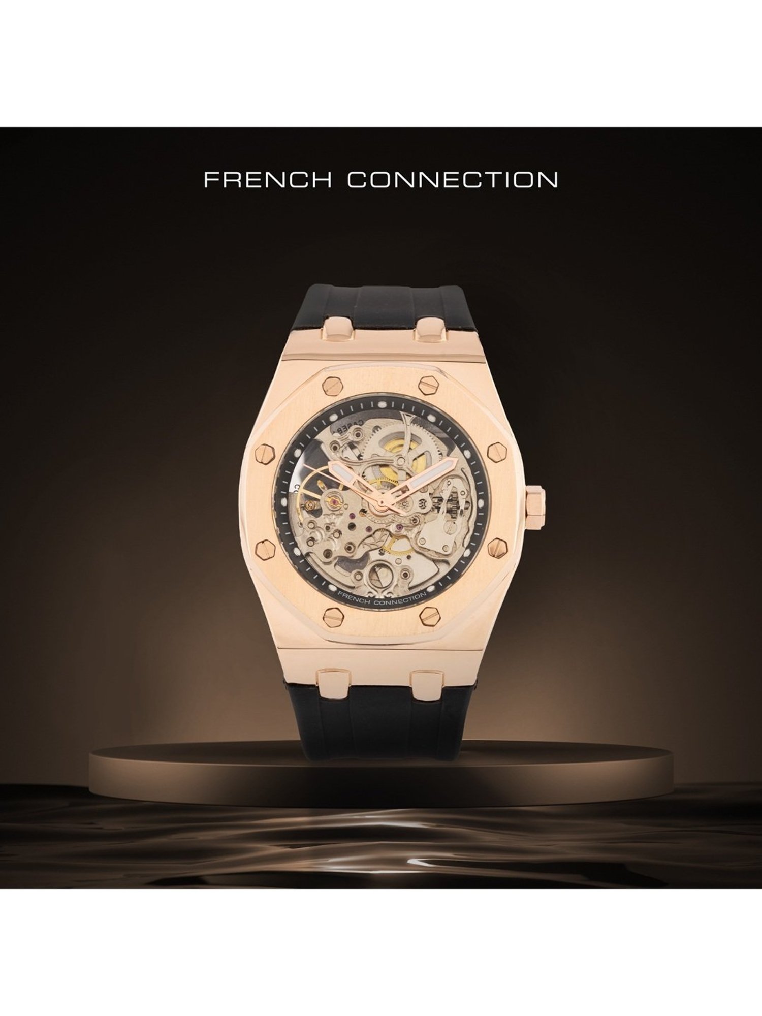 French Connection FCK2B-RG Stellar Analog Watch for Men