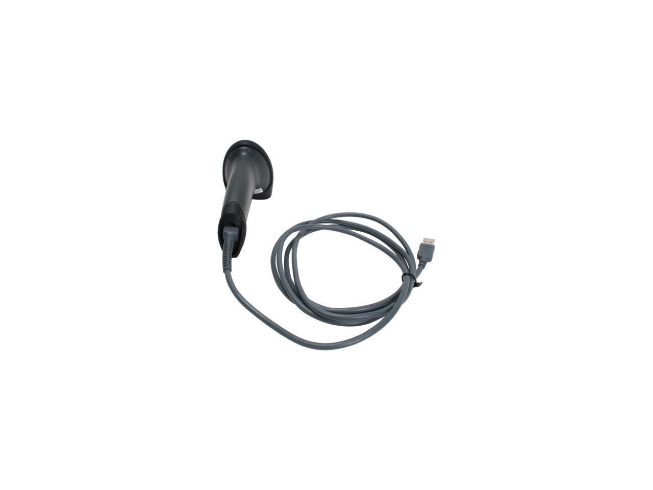 Zebra Symbol LS2208 Corded Handheld 1D Laser Barcode Scanner, USB, RS232, KBW, TGCS (IBM) 46XX over RS485, USB USB Cable Included, Black - LS2208-SR20007R-NA no stand