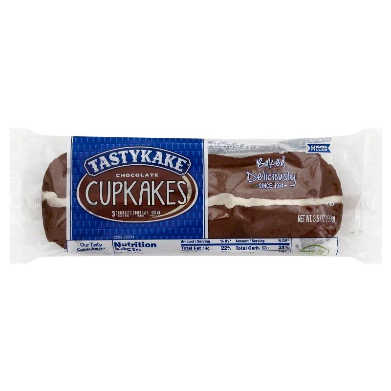 Tastykake Chocolate Cupcakes - 3ct/3.5oz