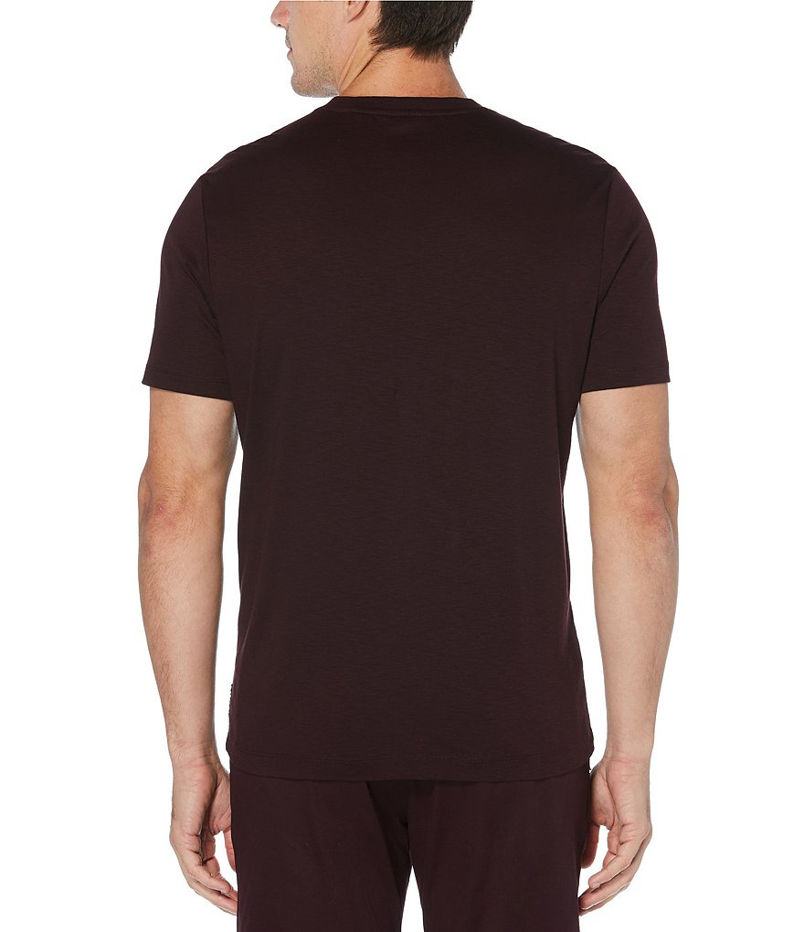 Perry Ellis Solid Slub Short-Sleeve Tee