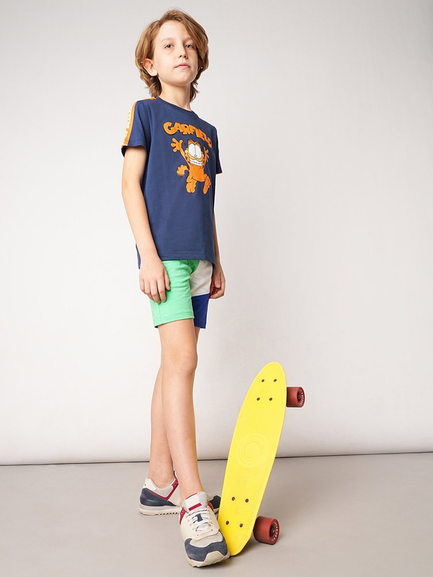 Jack & Jones Junior Navy Printed T-Shirt