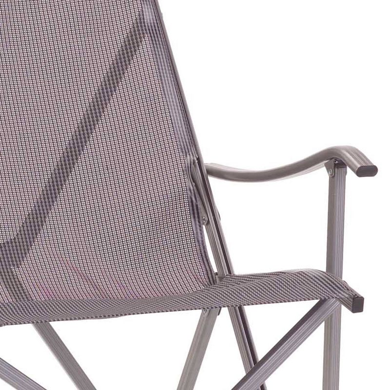 Mac Sports Beach Day Foldable Chaise Lounge Chair & Integrated Pull Cart Combo