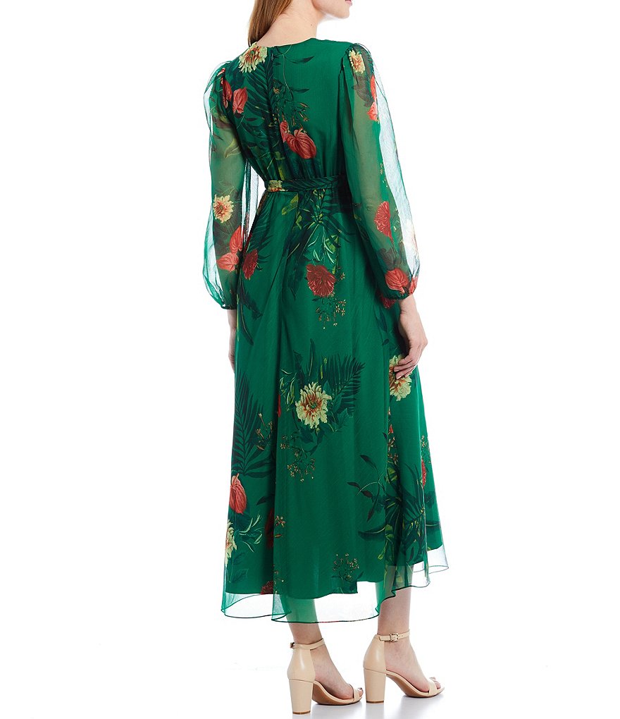 White Boho Stripes & Floral Print Floor Length Tank Dress