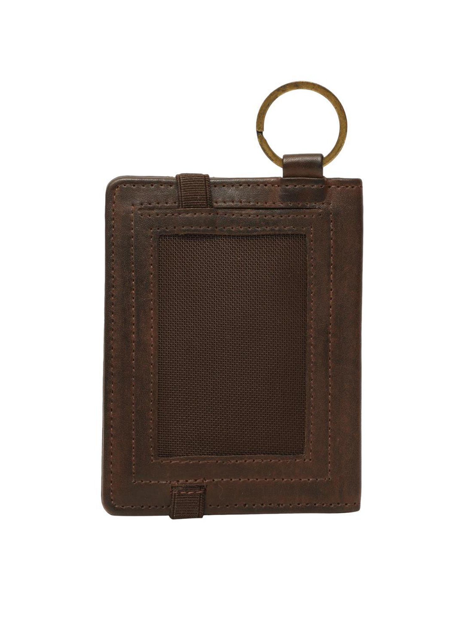 KOMPANERO Jaxon Brown Solid Card Holder