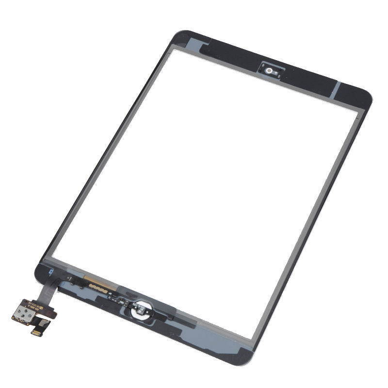 New White Touch Screen Glass Digitizer Replacement+ IC+Home Button for iPad Mini 1 2 + Tools