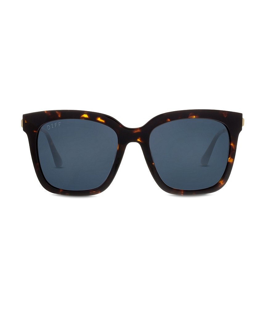 DIFF Eyewear Bella Polarized Oversized Square Sunglasses