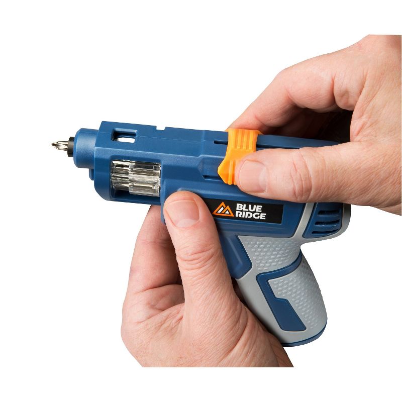 Blue Ridge Tools Rechargeable Screwdriver With Bit Storage