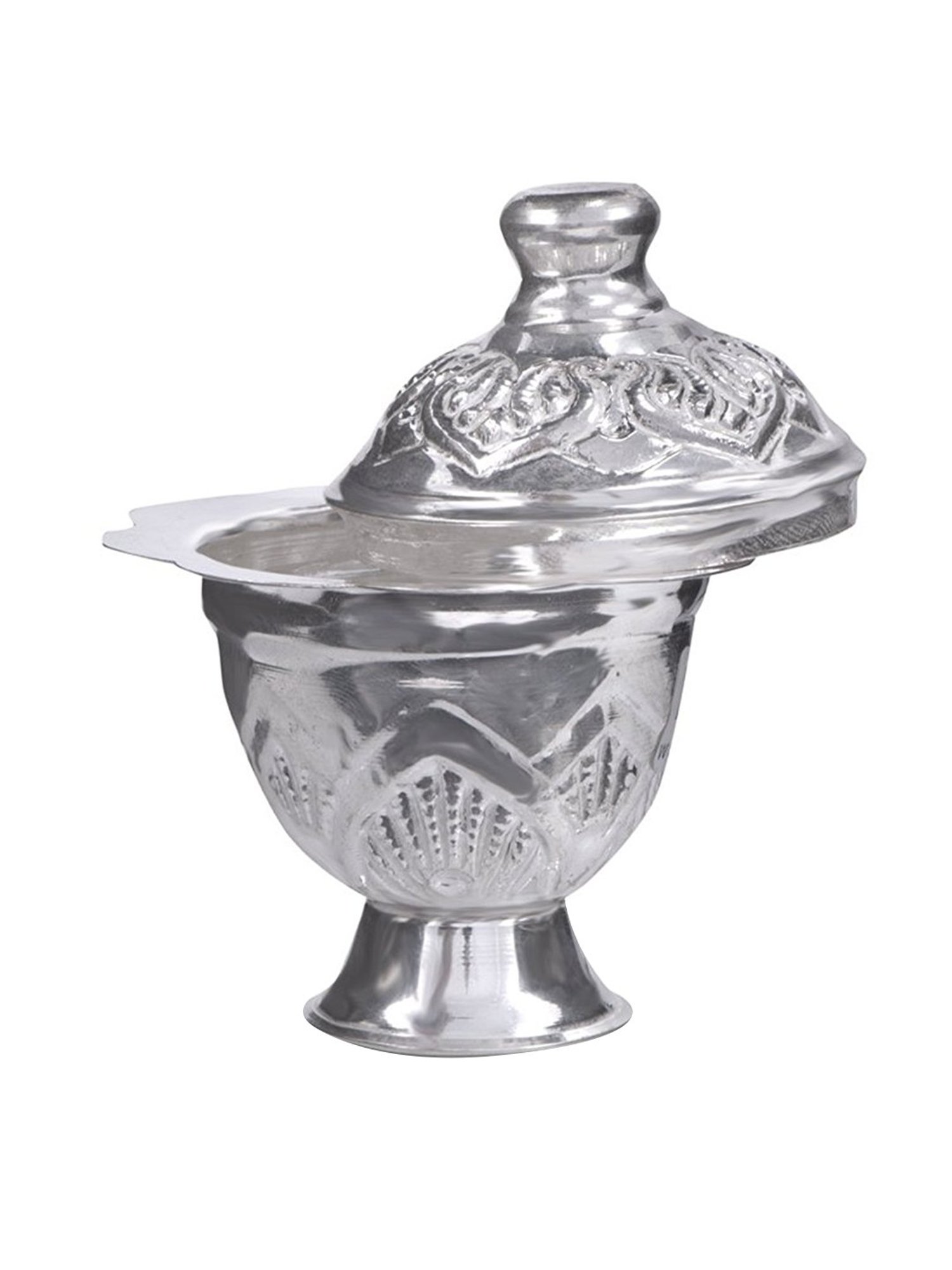 Joyalukkas 92.5 Sterling Silver Sindoor Box - 24.56 gm