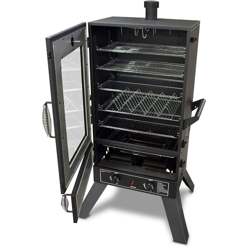 Dyna-Glo Wide Body Vertical Offset Charcoal Smoker Model DGO1890BDC-D