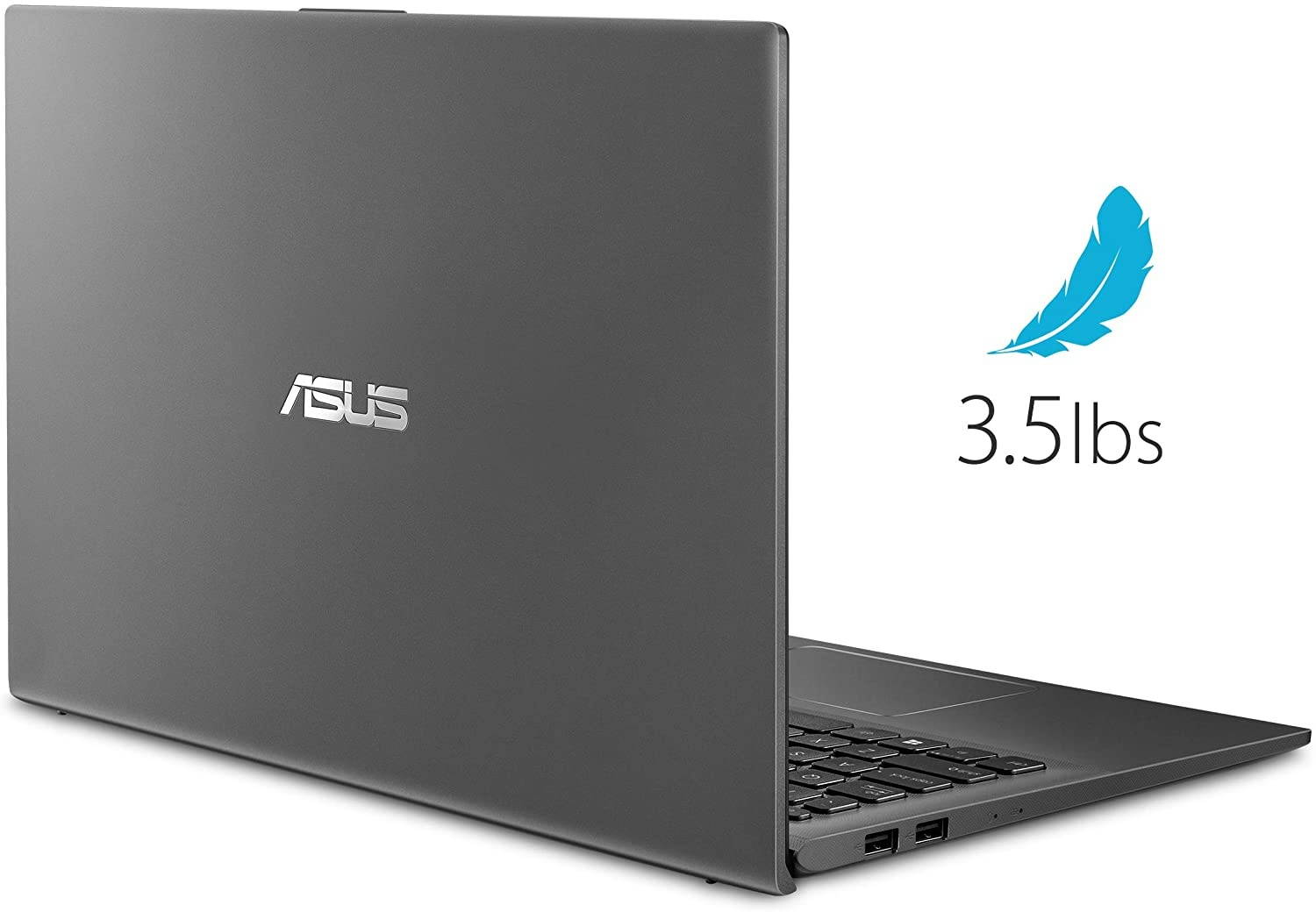 ASUS VivoBook 15 15.6" Customized Laptop | AMD Quad Core Ryzen 7 3700U  2.30 GHz |20GB DDR4 RAM 1024GB  SSD | Full HD IPS | Backlit Keyboard  | Fingerprint | Only 3.53 lb | Windows 10 | Black