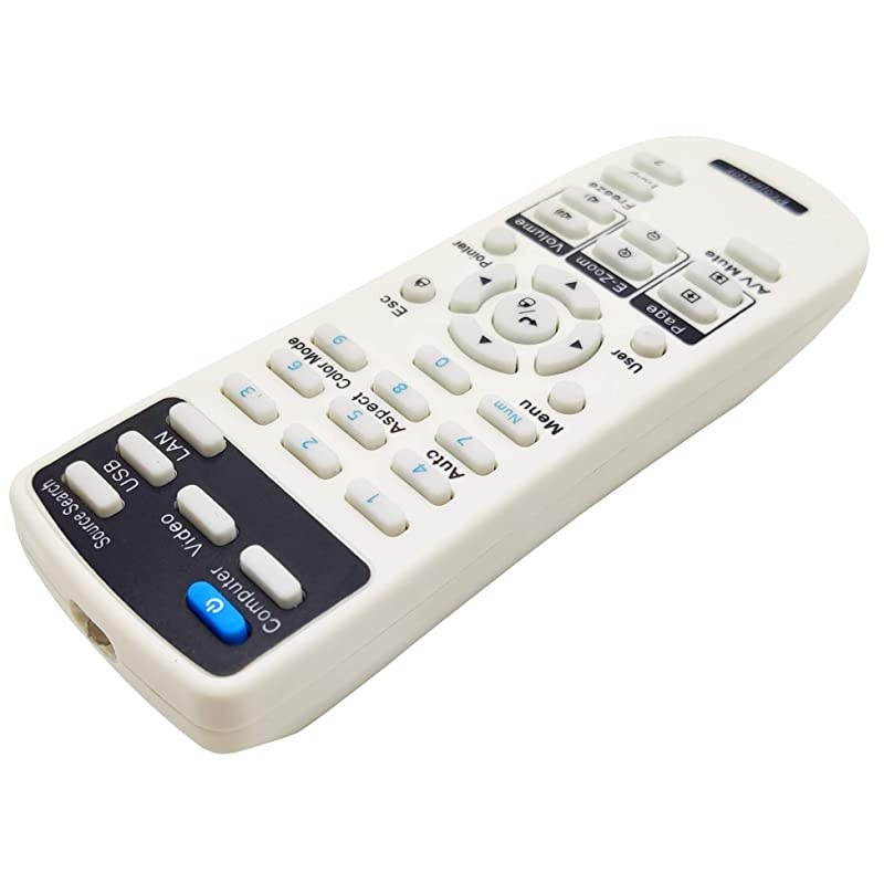 1599176 Projector Remote Control for Epson EX3220 EX5220 EX5230 EX6220 EX7220 EX7230 Pro EX7235 Pro VS230 VS330 VS335W PowerLite 1263W 955W 955WH 965 965H 97 97H 98H 99WH