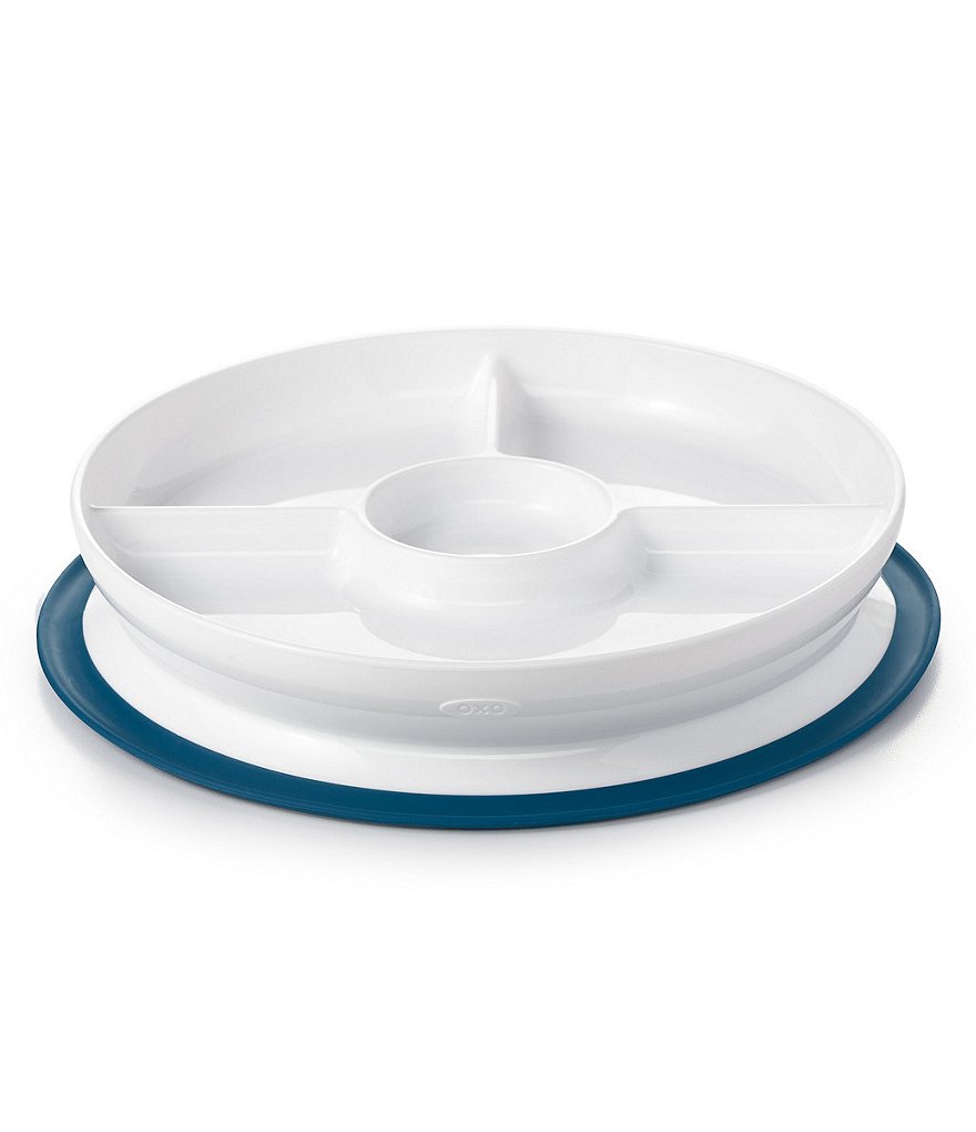 OXO Tot Stick & Stay Suction Divided Plate