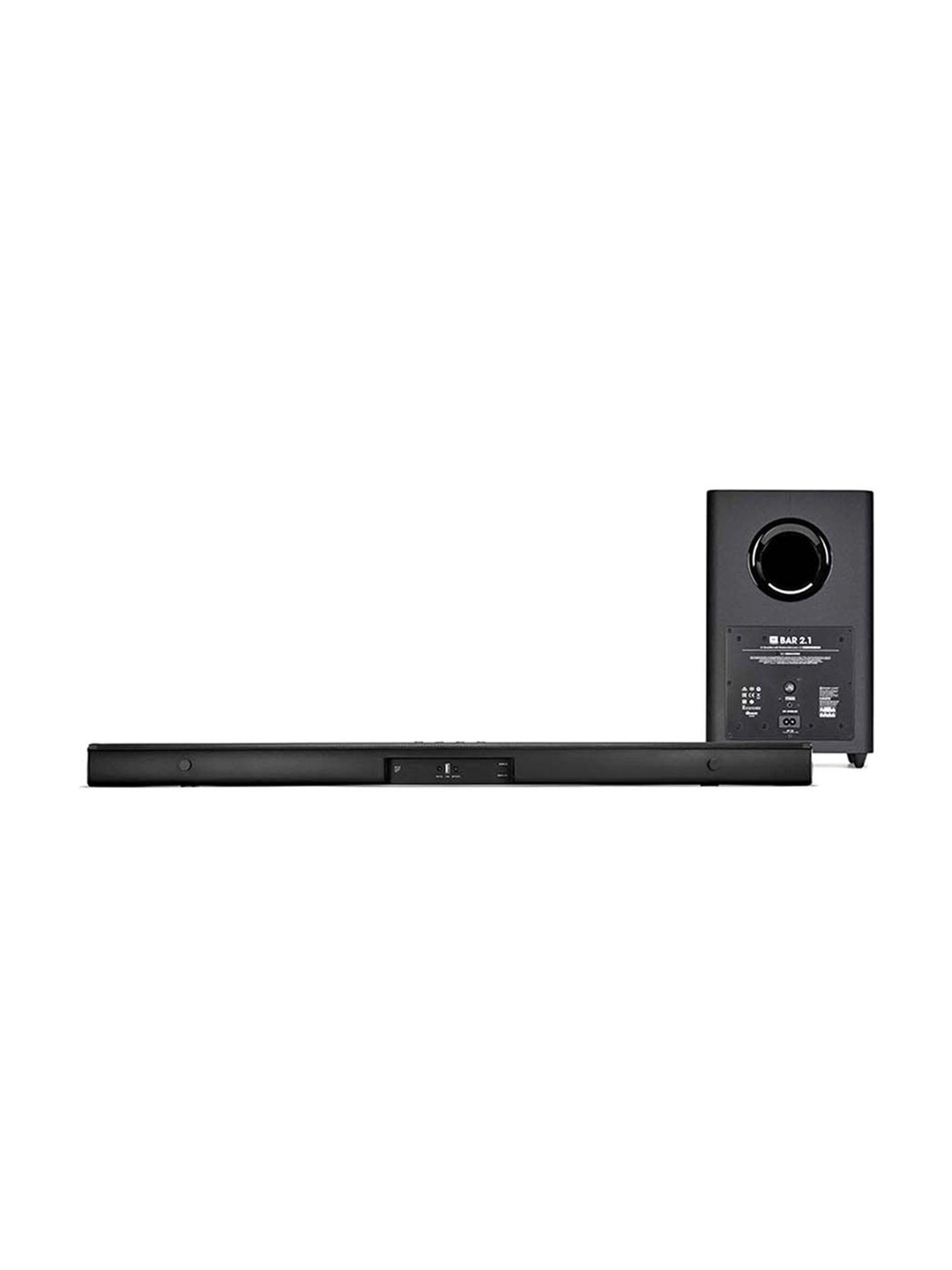 JBL Bar 2.1 Deep Bass Soundbar with Wireless Subwoofer (Black)